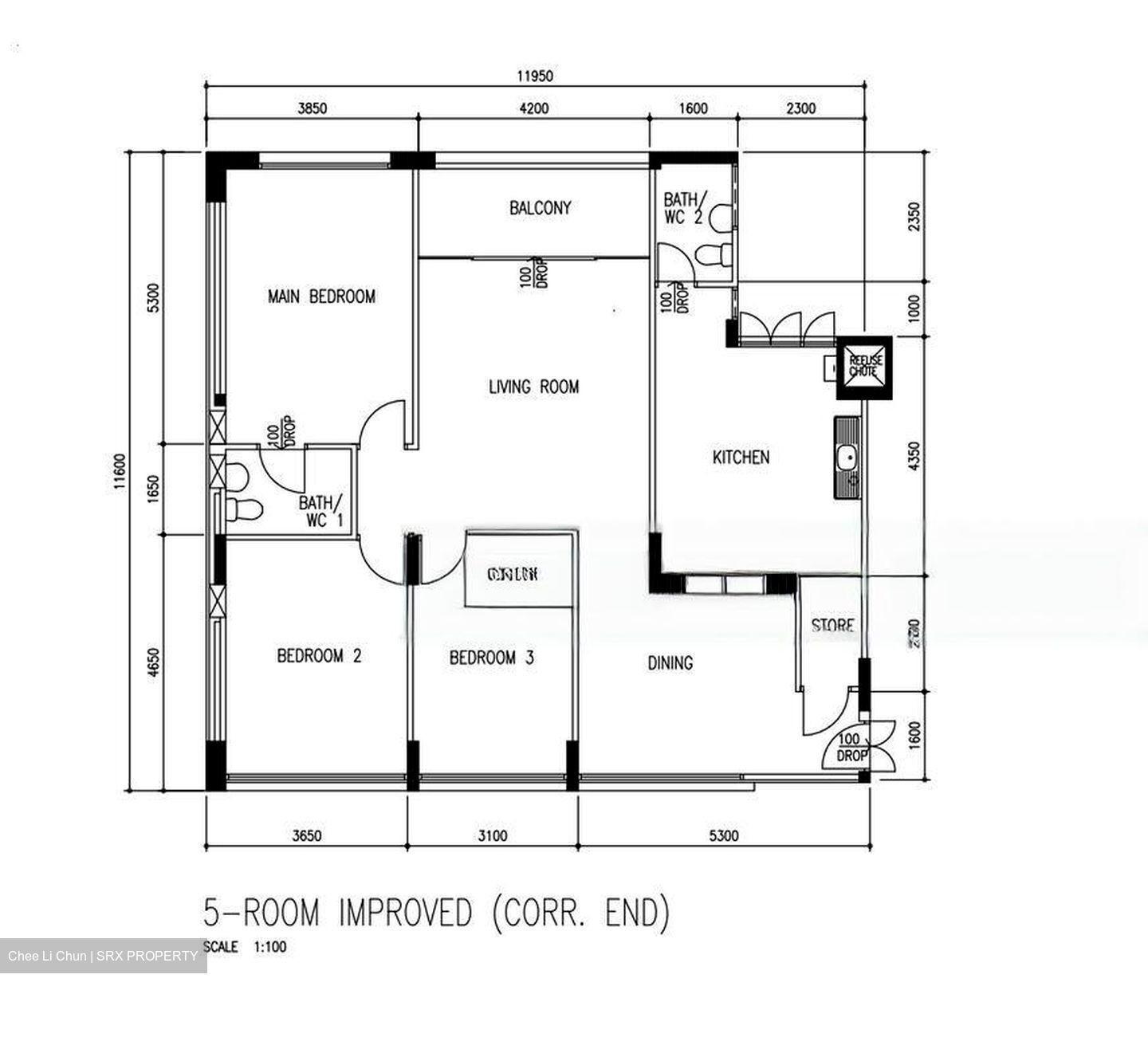 Blk 644 Yishun Street 61 (Yishun), HDB 5 Rooms #459393471